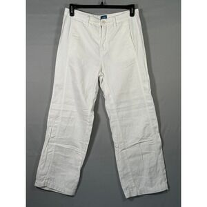 JAG Jeans Womens White Slimming Trouser Pants Size 8 30" Inseam